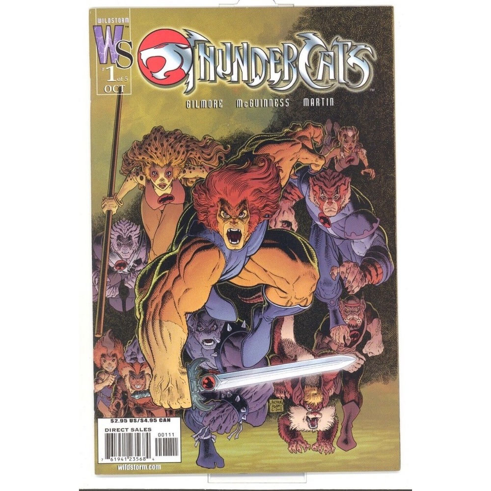 Wildstorm Thundercats 1 of 5 Comic Book October 2002 Gilmore McGuinness Martin